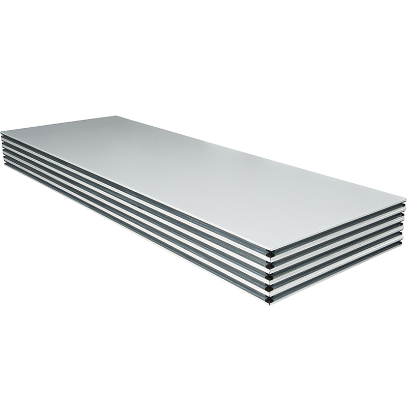 Stacked sandwich panels, product photograph; joint detail is not visible in this photograph.